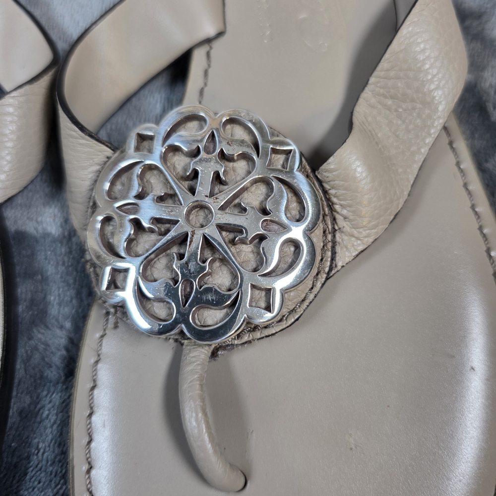 Brighton Alice Womens Sandals. Grey Sz 8.5 - Picture 2 of 11
